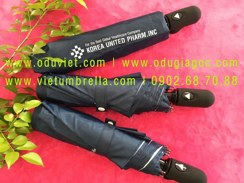 xưởng sản xuất ô dù cầm tay in logo quảng cáo